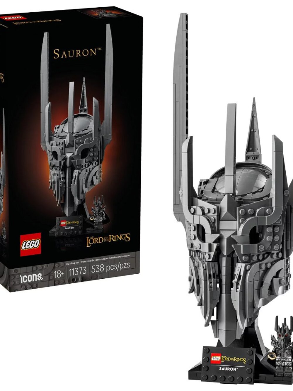LEGO Icons The Lord of the Rings Sauron's Helmet 11373 - NIB